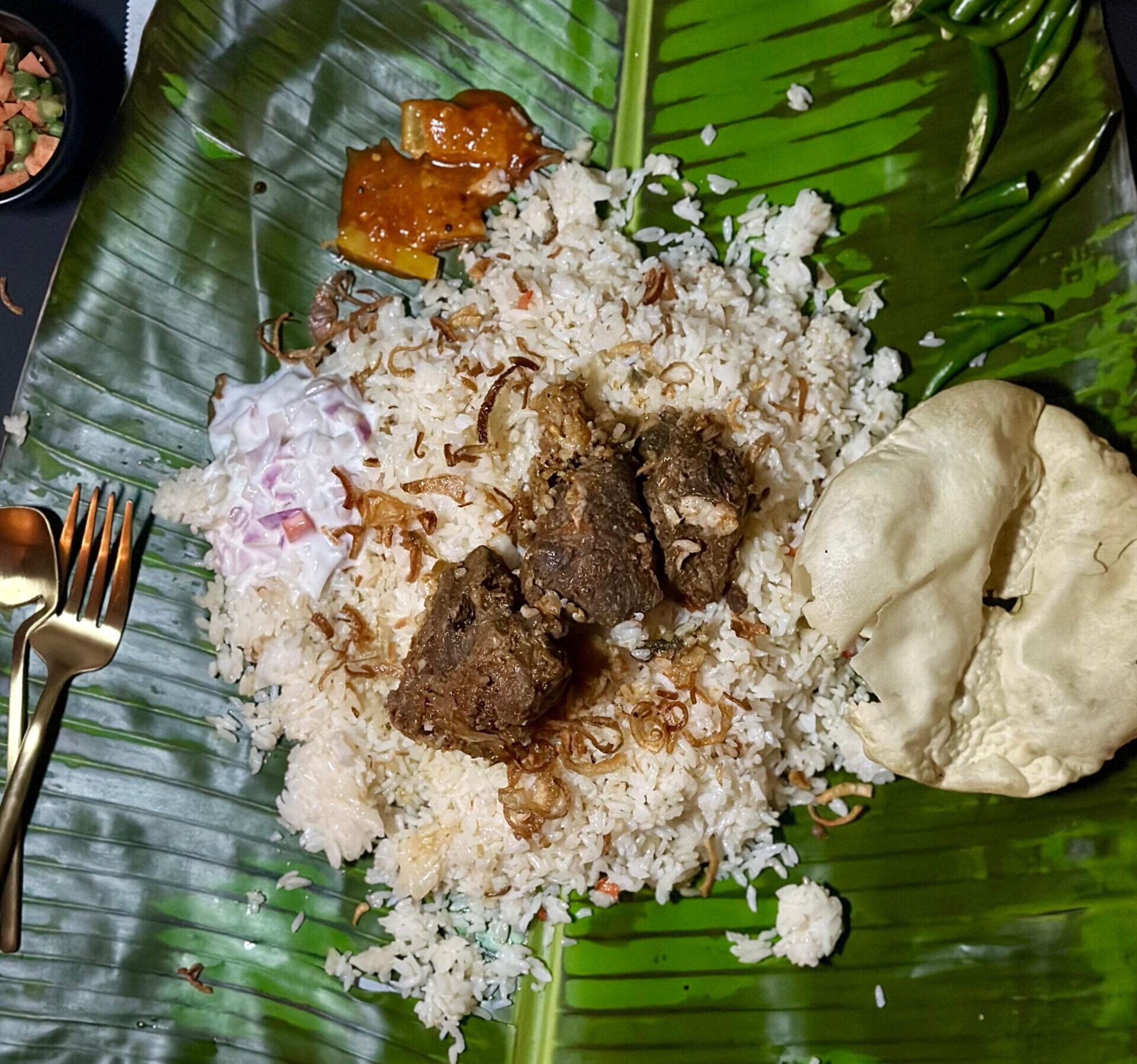 Beef Dum Biryani Near Al qouz Dubai