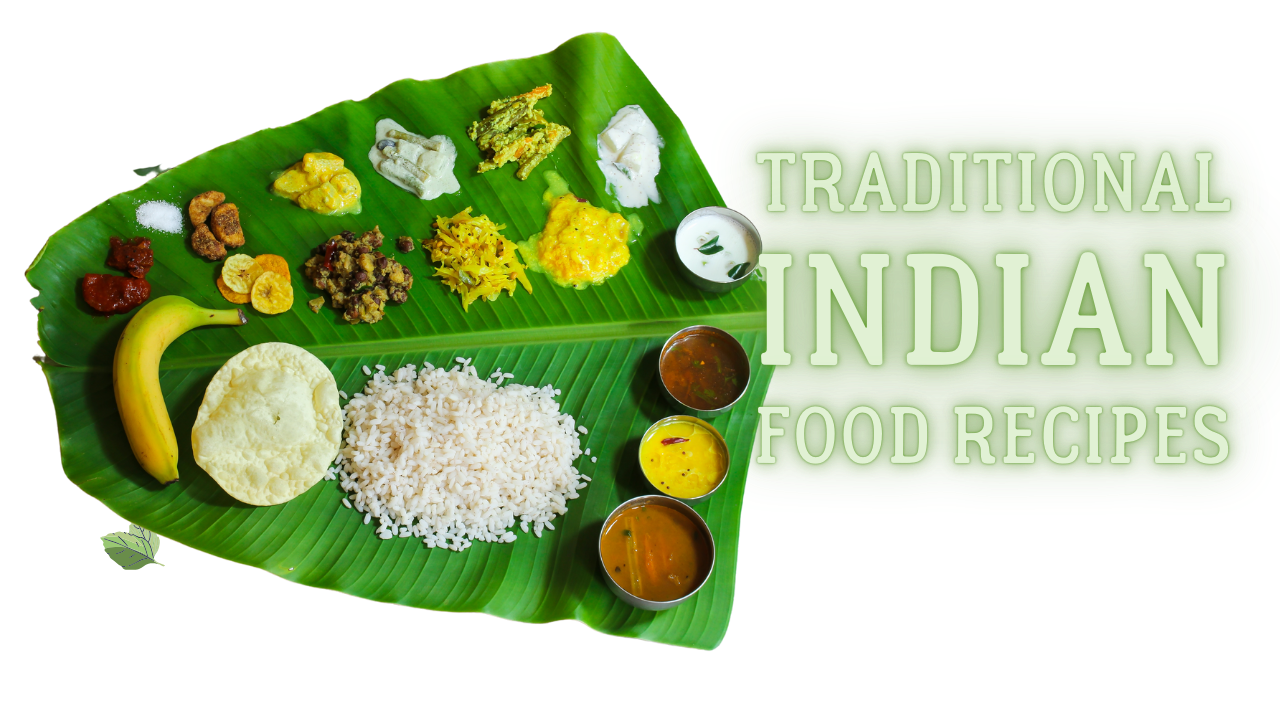 Green And Yellow Modern Illustrative Traditional Indian Food YouTube Thumbnail